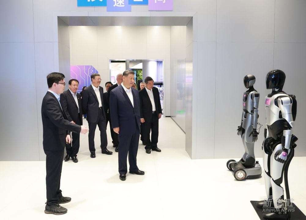 习近平总书记到上海调研，星空电竞代表具身智能行业汇报进展